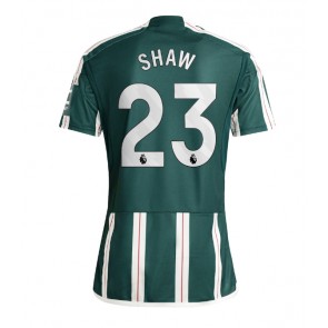 Maillot de foot Manchester United Luke Shaw #23 Extérieur 2023-24 Manches Courte